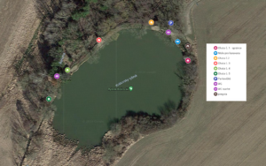Rezervace a mapa rybníku