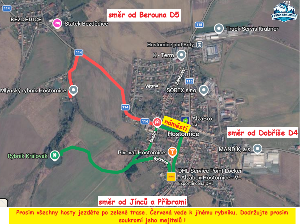 mapa na rybnik